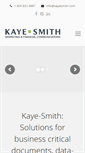 Mobile Screenshot of kayesmith.com